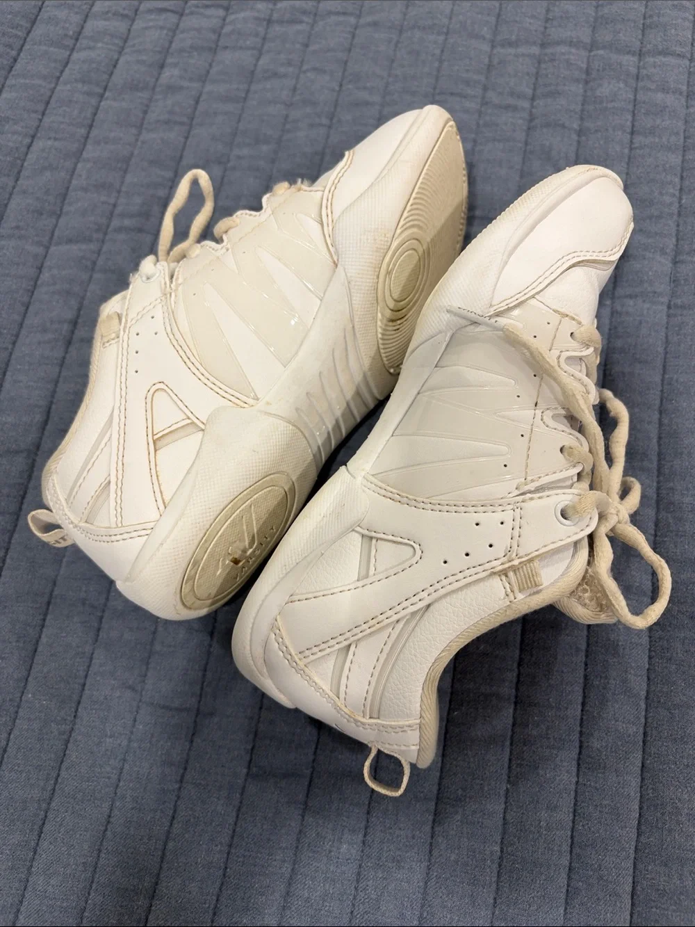 Varsity White Leather Cheer Shoes for Girls